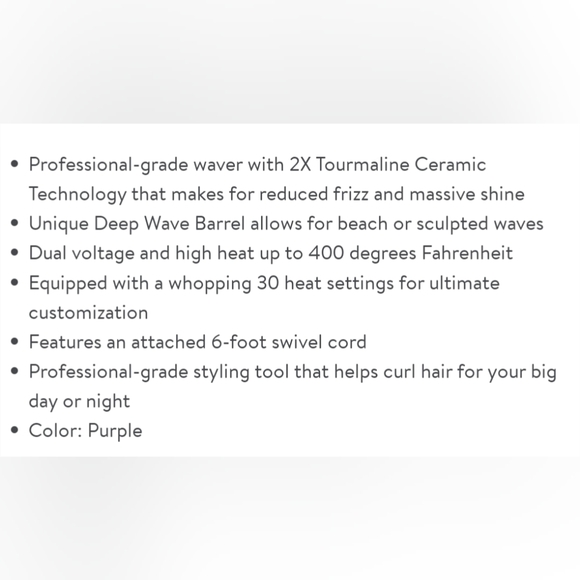 NIB Bed Head Wave Artist Ceramic Deep Hair Waver - Picture 8 of 8